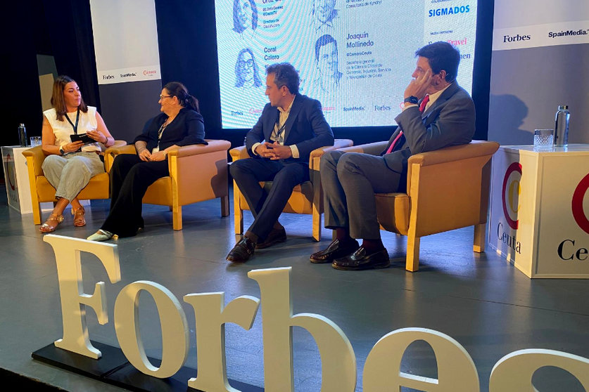  Tecnología y sostenibilidad han centrado una de las mesas de este Forbes Summit Reinventing Ceuta _ Pablo Matés 