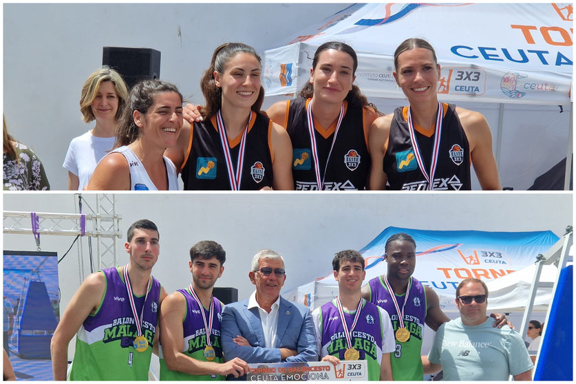  'Elite' y Málaga Basket, grandes triunfadores del 'Ceuta Emociona' de baloncesto 3x3 
