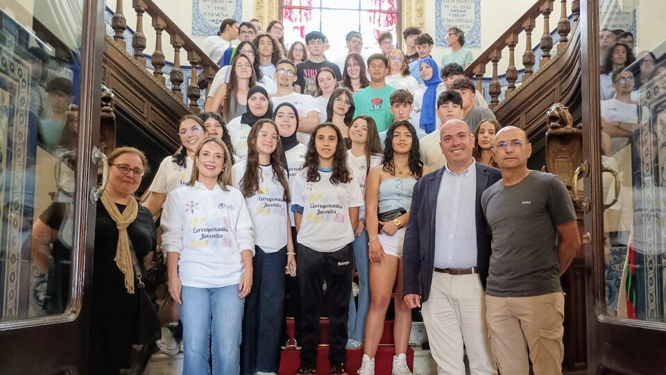 Pilar Orozco recepción juventud encuentro corresponsales juveniles Murcia 2024